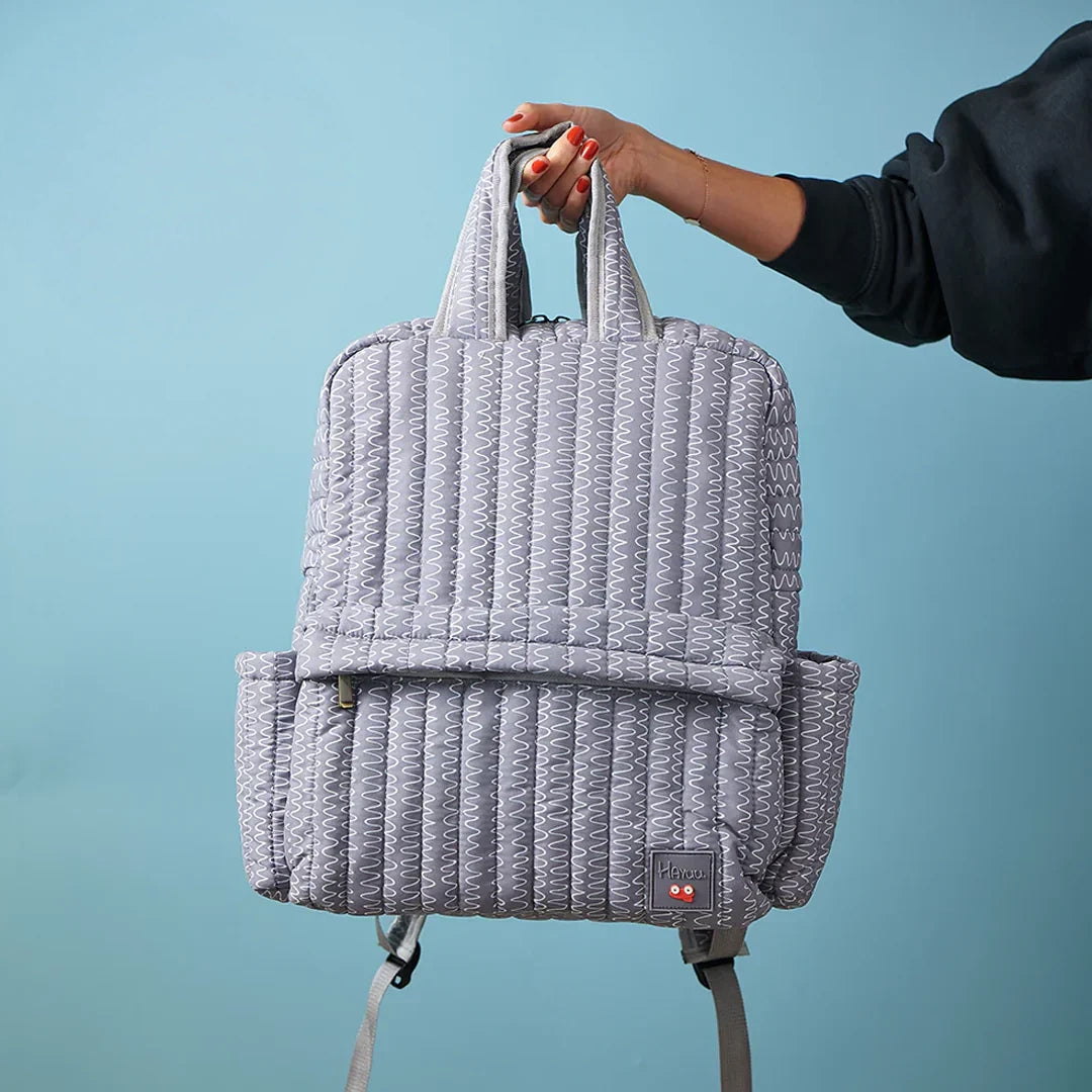 Coolio Grey - Anne Bebek Sırt Çantası ve Alt Açma Örtüsü