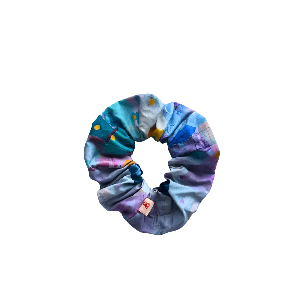 Watercolor Supernova - Scrunchie Saç Tokası